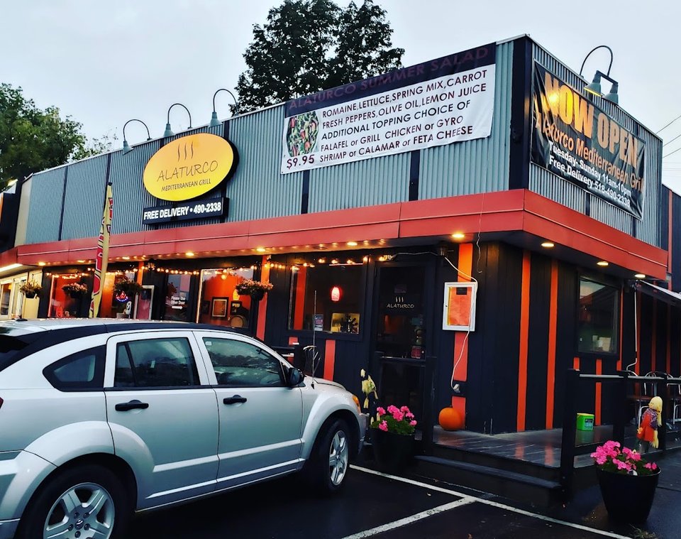 Restaurant storefront on Milton Avenue in Ballston Spa.